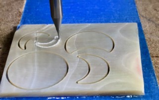 CNC Cutting Moon Inlays with 0.0157" bit